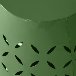 Outdoor Side Table With Barrel Shape