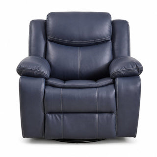 Rocker Recliner Chair With Manual Recline And 360° Swivel Base