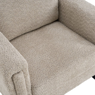 Upholstered Accent Armchair With Square Arm