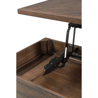 Jax - 3 Piece Occasional Table Set (Lift Top Coffee & Two End Tables) - Cherry
