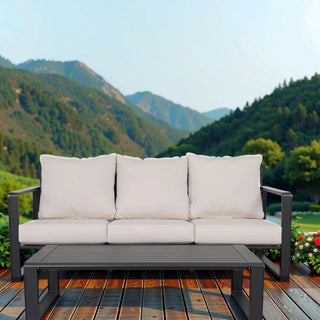 Sofa With Rectangular Coffee Table