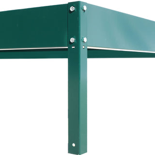 Polycarbonate house, Heavy Duty Outdoor Aluminum Walk-In House Kit With Rain Gutter, Vent And Door For Backyard Garden