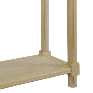 Narrow Side End Tables With Shelf (Set of 2)