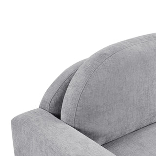 Modern 3 Seater Sofa With Curved Backrest