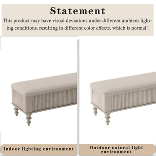 Multi Functional Storage Ottoman Bench