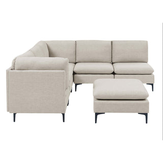 Upholstered Modular Sectional & Tall Legs