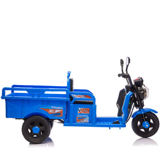 12V Kids Electric 3 Wheel Cargo Truck With LED Lights & Music