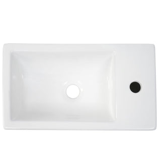 Modern Bathroom Vanity With Sink And 2 Tier Shelf