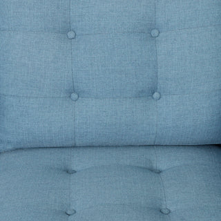 Jenny - Contemporary Tufted Fabric 3 Seater Sofa