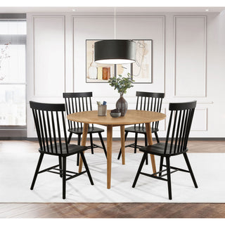 Calloway - Round Dining Table - Brown