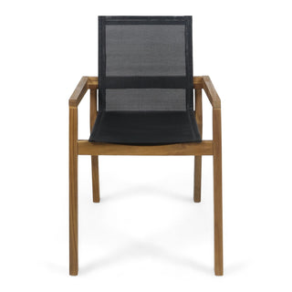Belfast - Dining Chair With Acacia Wood Frame And Seating (Set of 2)