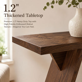 Console Table With V - Shaped Base