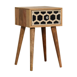 Inlay Bone Inlay Drawer Nightstand
