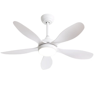 42" Ceiling Fan With Remote Control, DC Reversible Motor, 6 Speeds, 3Cct LED Light - White