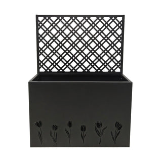 Tall Planter Raised Garden Bed With Trellis
