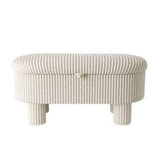 Storage Ottoman Upholstered Bench With Lift Top Storage For Bedroom