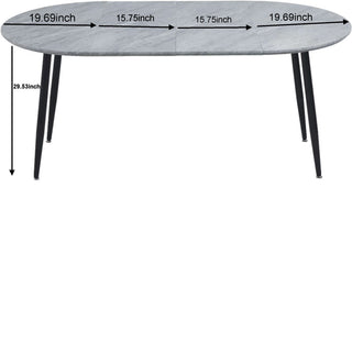 Extensible Table, Dining Table, Office Table, Coffee Table Metal Leg