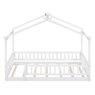 Bed House Bed Frame With Fence