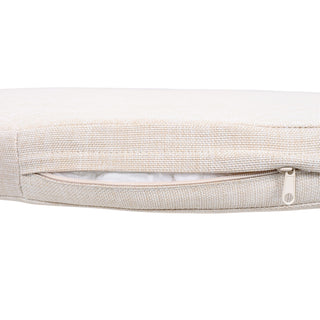 Outdoor Dining Chairs & Rope Handles (Set of 2) - Beige / Teak