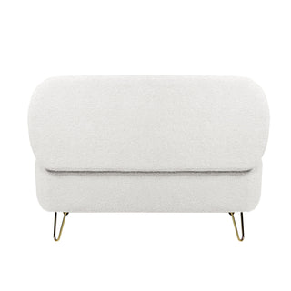 Storage Ottoman Bench For End Of Bed Legs, Modern Camel Faux Fur Entryway Bench Upholstered Padded With Storage For Living Room Bedroom