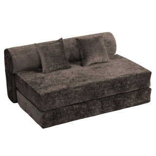 Convertible Design Sofa Bed, 2 Seater Fold Out Floor Couch