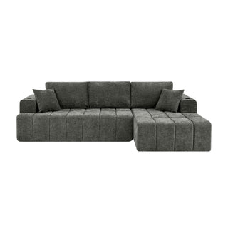 L - Shaped Sectional Sofa With Cup Holders & Side Pockets