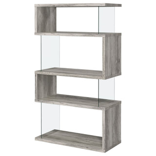 Elias - 4 Shelf Bookshelf With Zigzag Design