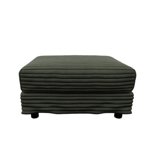 Convertible Deep Seat Sofa With Soft Pillows And Ottomans