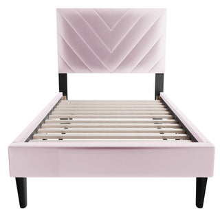 Bed Set With Adjustable Headboard
