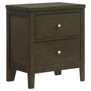 Clement - 4 Piece Queen Bedroom Set With Tufted Headboard - Dark Coffee