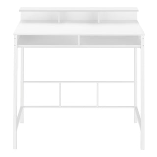 Computer Desk For Home Office, Standing, Storage Shelves, Laptop, Contemporary & Modern