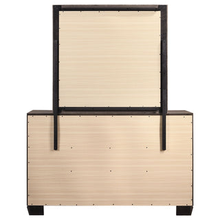 Holmgren - 6 Drawer Dresser With Mirror - Taupe