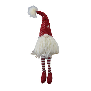 Christmas Gnomes Decorations, Christmas Table Home Ornaments For Holiday Party Gifts (Set of 2) - White / Red