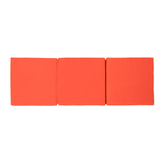 Waterproof Fabric Lounge Cushion With Rectangular Shape - Orange