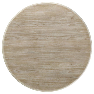 Verdugo - Round Dining Table With Pedestal Base - White Washed
