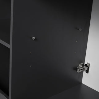 Contemporary Freestanding Bathroom Vanity With Resin Sink & Soft-Close Cabinet Doors