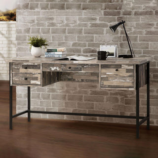Salvaged - Drawer Storage Desk - Brown