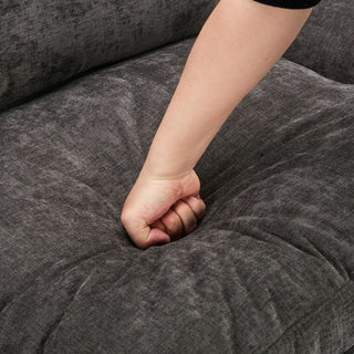Cozy Upholstered Cushion Loveseat Sofa For Living Room