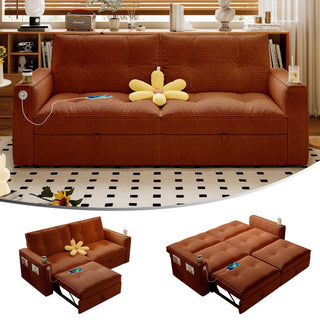 2 In 1 Convertible Sofa Bed For Living Rooms