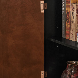 Floor Cabinet With Doors & Adjustable Shelf, Storage Cabinet For Entryway