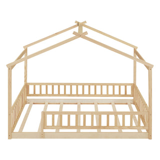 Bed House Bed Frame With Fence