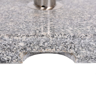 Umbrella Holder Square 55 Lbs Umbrella Base - Natural / Gray