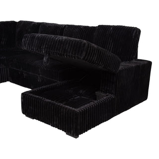 Thurston - Storage Sectional Sofa With Pop Up Bed