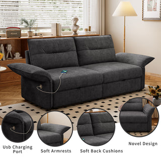 Sofa Bed With Convertible Design, Living Room Furniture