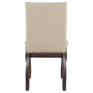 Upholstered Dining Chairs With Nailhead (Set of 2)