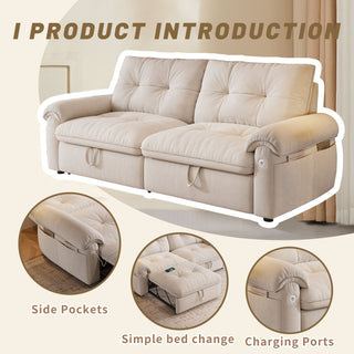 Convertible Cloud Like Sofa Bed