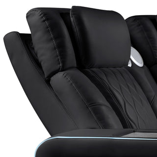 Electra - Power Recliner Sectional Sofa With Power Headrests, Console Loveseats, Wedge, LED Light Strip, Speakers
