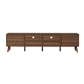 TV Stand With Drawers And Cable Management - Walnut
