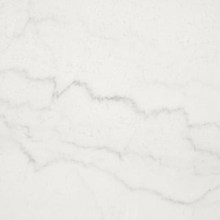 Carmela - Rectangular Counter Table With Marble Top - Brown / White