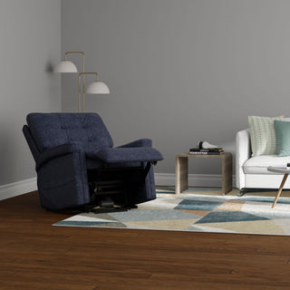 Velour - Power Lift Chair - Blue